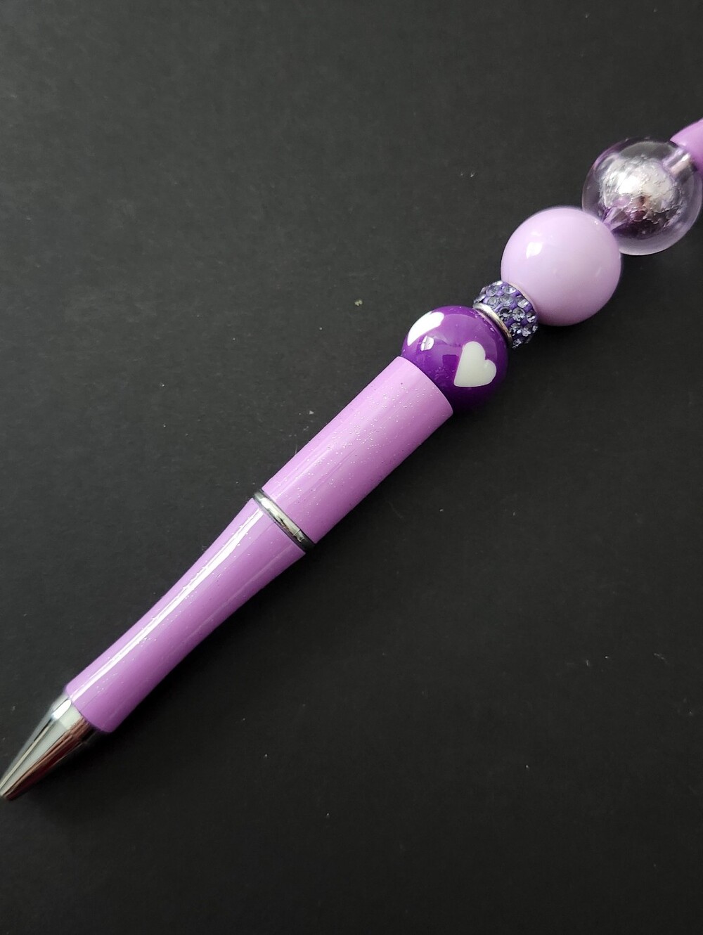 Heart Pen Lavender Handmade